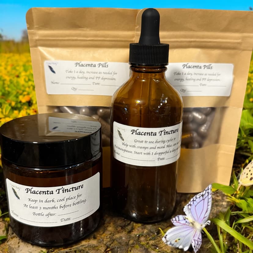Placenta Encapsulation and Tincture Services